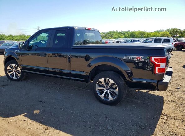 1FTEX1C5XLFA61064 2020 FORD F150 Black უკანა მარცხენა