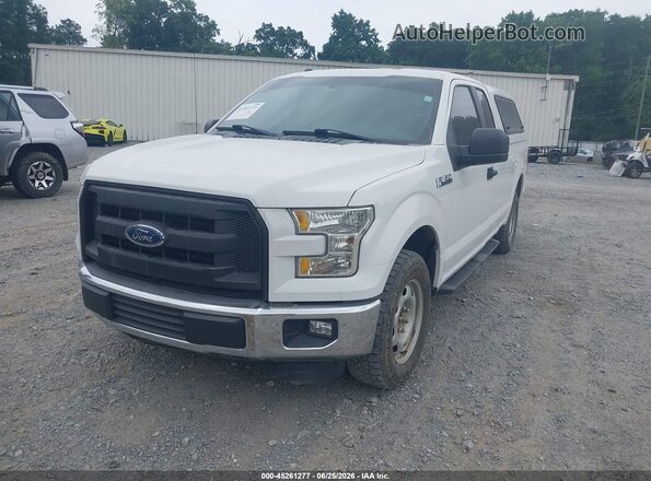 1FTEX1C80GFD58618 2016 FORD F150 White Vista tres cuartos delantera izquierda