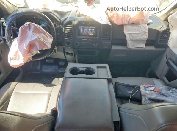 1FTEX1C82GFC48010 2016 FORD F150 White Dashboard view