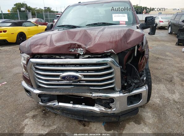 1FTEX1C83GFA85450 2016 FORD F150 Бордовый Вид спереди
