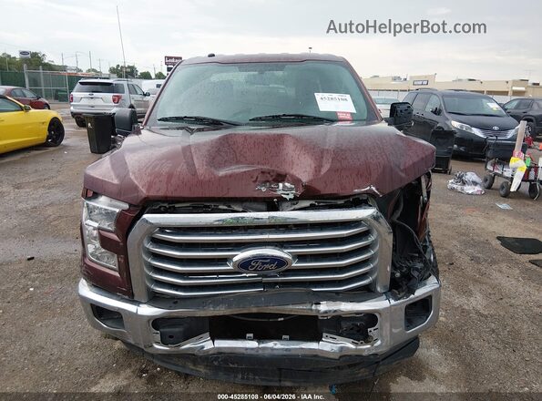1FTEX1C83GFA85450 2016 FORD F150 Бордовый Вид щитка приборов
