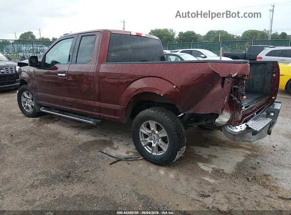 1FTEX1C83GFA85450 2016 FORD F150 Бордовый Задняя левая четверть