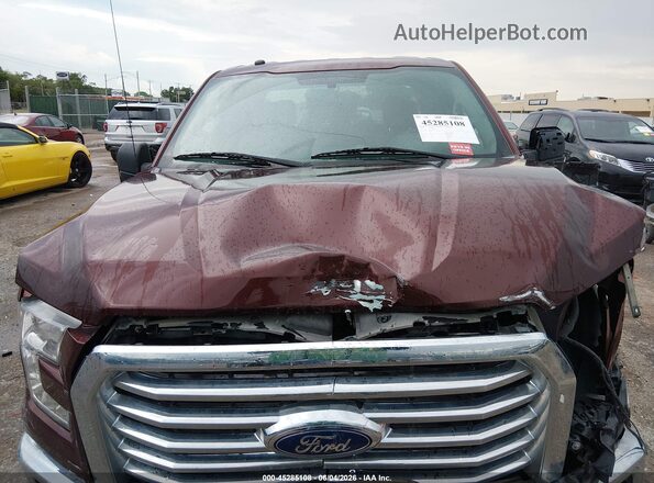 1FTEX1C83GFA85450 2016 FORD F150 Бордовый Вид сзади