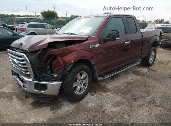 1FTEX1C83GFA85450 2016 FORD F150 Бордовый Передняя левая четверть