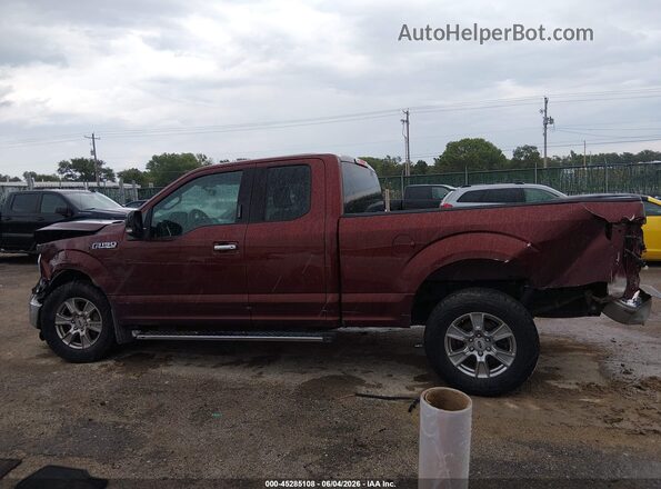 1FTEX1C83GFA85450 2016 FORD F150 Бордовый Панорамный вид салона 360°