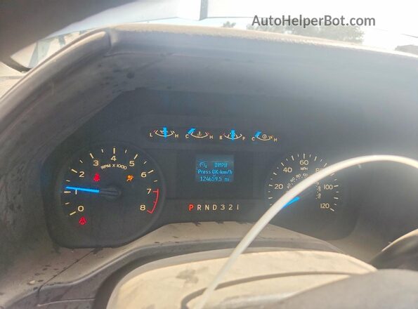 1FTEX1C83GKE57098 2016 FORD F150 Silver Вид щитка приладів