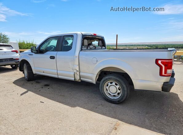 1FTEX1C83GKE57098 2016 FORD F150 Silver Задня ліва чверть
