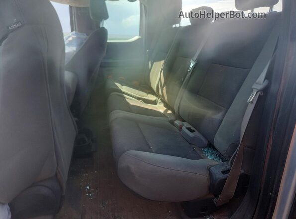 1FTEX1C83GKE57098 2016 FORD F150 Silver Вид задніх сидінь