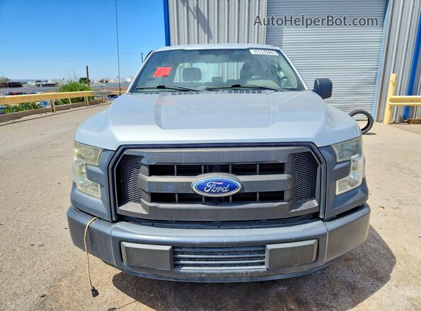 1FTEX1C83GKE57098 2016 FORD F150 Silver Вид спереду