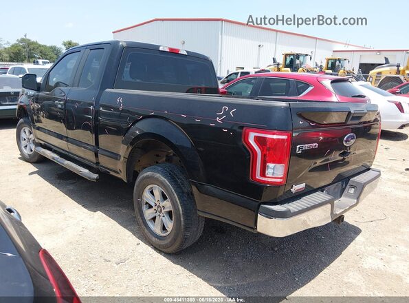 1FTEX1C83HKC97709 2017 FORD F150 Black Tył lewy