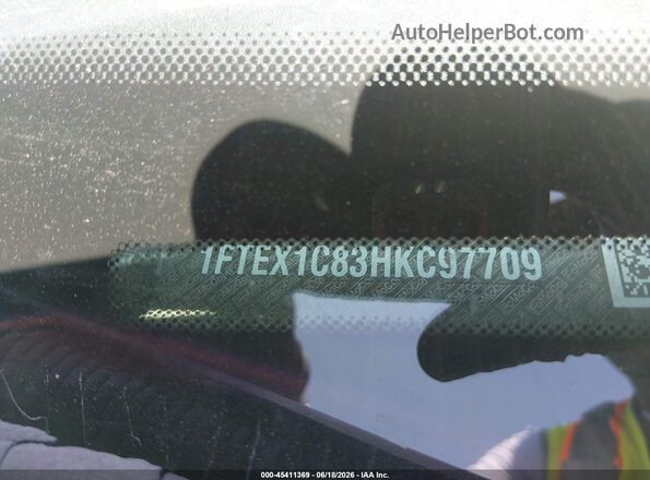 1FTEX1C83HKC97709 2017 FORD F150 Black Widok komory silnika