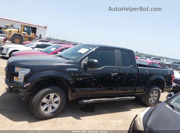 1FTEX1C83HKC97709 2017 FORD F150 Black Widok wnętrza 360 stopni