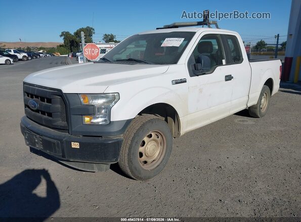 1FTEX1C85GKD19434 2016 FORD F150 White წინა მარცხენა ხედი სამი მეოთხედიდან