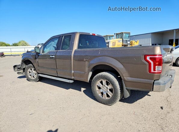 1FTEX1C87GKG01770 2016 FORD F150 Коричневый 