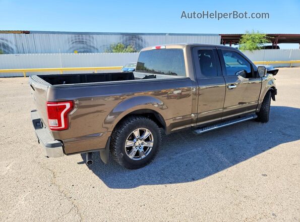 1FTEX1C87GKG01770 2016 FORD F150 Коричневый 