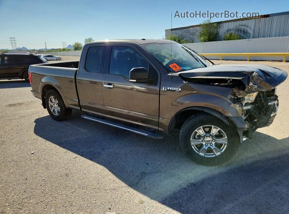 1FTEX1C87GKG01770 2016 FORD F150 Коричневый 