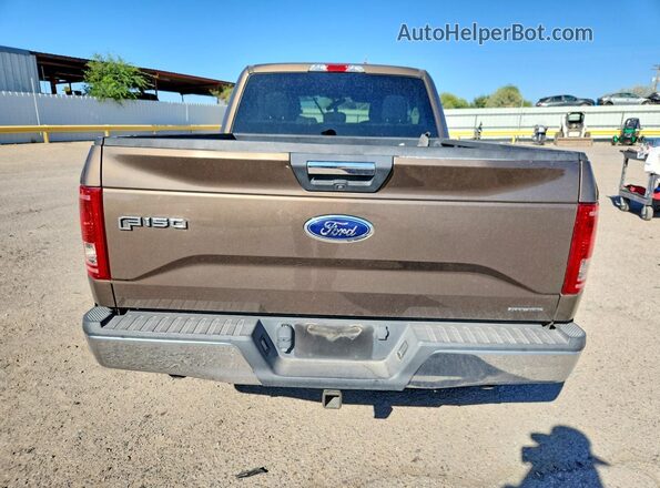 1FTEX1C87GKG01770 2016 FORD F150 Коричневый 