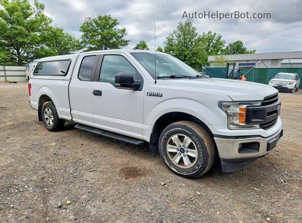 1FTEX1CB0JKF06020 2018 FORD F150 White Delantero derecho