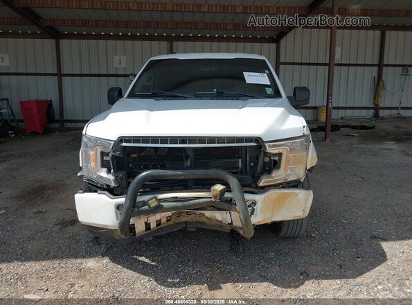 1FTEX1CB0JKF06101 2018 FORD F150 White Widok zestawu wskaźników