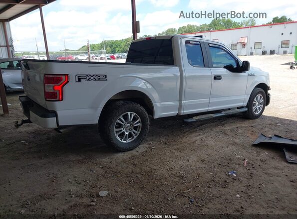 1FTEX1CB0JKF06101 2018 FORD F150 White Tył prawy