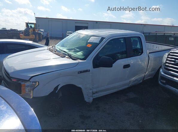 1FTEX1CB0JKF30589 2018 FORD F150 Белый Передняя левая четверть
