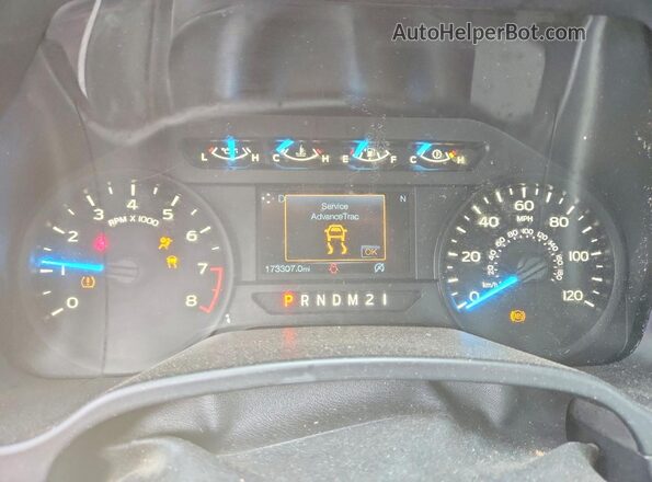 1FTEX1CB0KKE52574 2019 FORD F150 Two Tone Սարքավորումների վահանակի տեսք