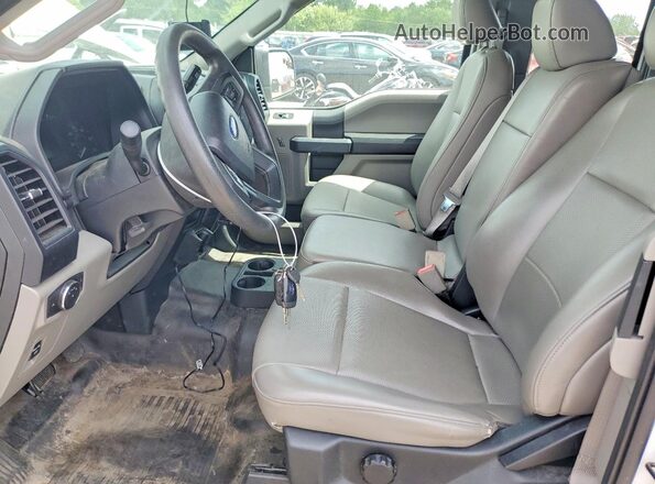 1FTEX1CB0KKE70654 2019 FORD F150 White Вид салону спереду