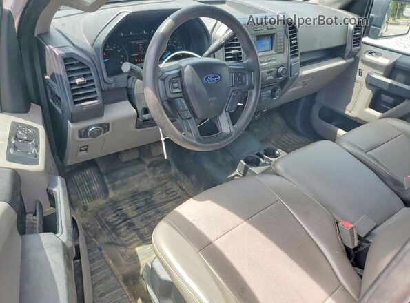 1FTEX1CB1JFA33088 2018 FORD F150 White Вид панелі приладів