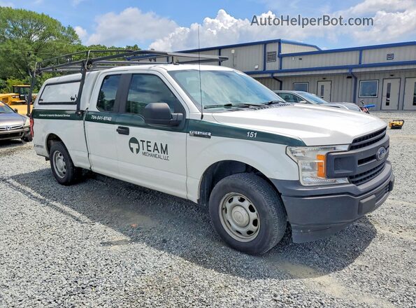 1FTEX1CB1JFA33088 2018 FORD F150 White Передня права чверть