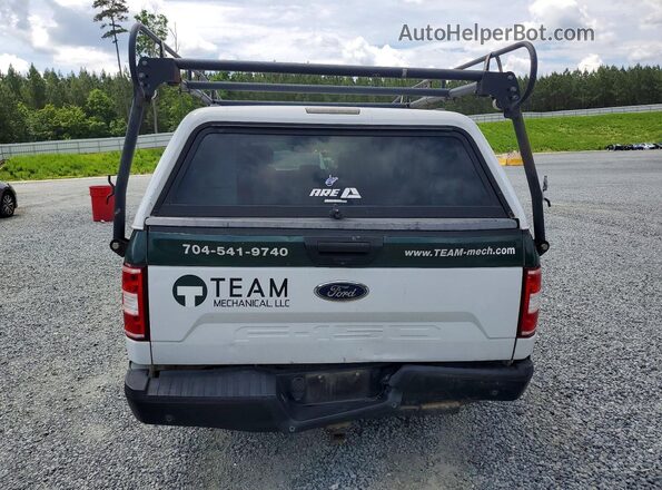 1FTEX1CB1JFA33088 2018 FORD F150 White Вид ззаду