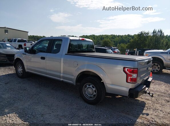 1FTEX1CB1JFC76352 2018 FORD F150 Silver უკანა მარცხენა