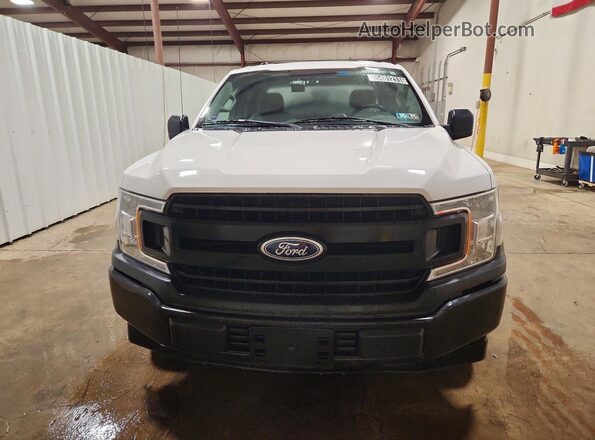 1FTEX1CB2JKD59392 2018 FORD F150 White წინა ხედი