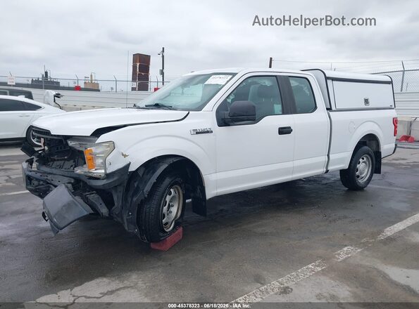 1FTEX1CB2JKF29735 2018 FORD F150 Белый Передняя левая четверть