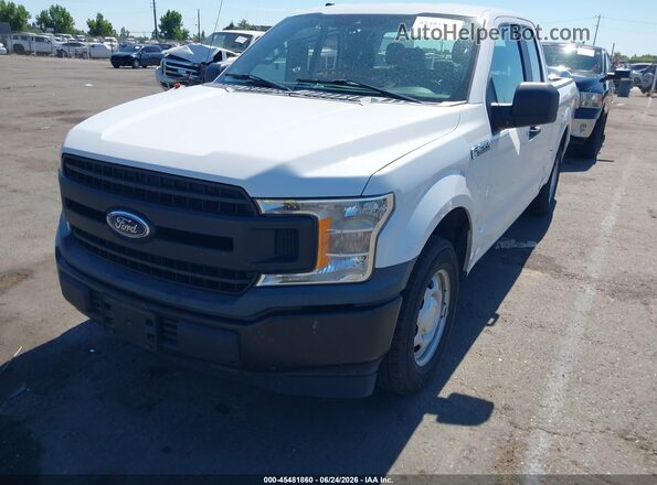 1FTEX1CB2KKD34090 2019 FORD F150 Белый Передняя левая четверть