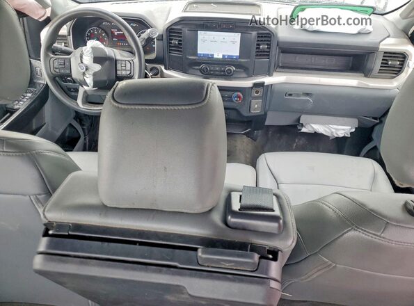 1FTEX1CB3NKE60172 2022 FORD F150 White Widok deski rozdzielczej