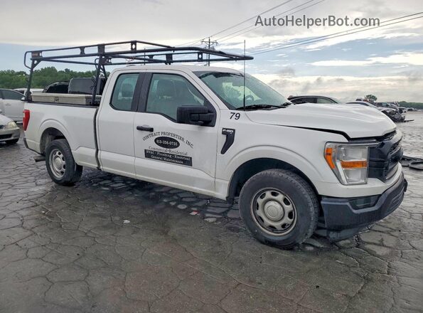 1FTEX1CB3NKE60172 2022 FORD F150 White Przód prawy