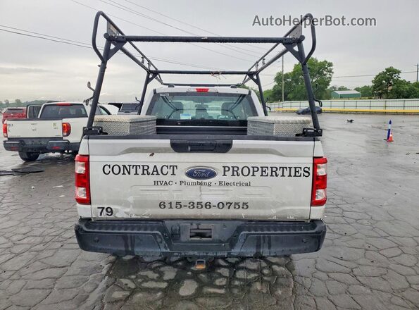 1FTEX1CB3NKE60172 2022 FORD F150 White Widok z tyłu
