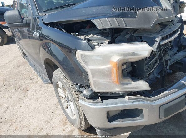 1FTEX1CB4JKC33325 2018 FORD F150 Black Front view