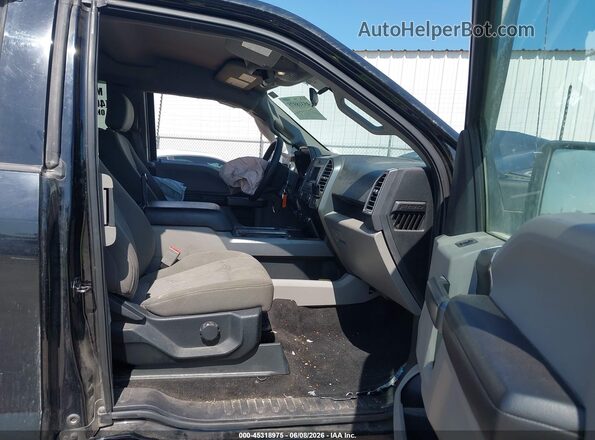 1FTEX1CB4JKC33325 2018 FORD F150 Black Front interior view