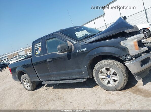 1FTEX1CB4JKC33325 2018 FORD F150 Black Rear interior view