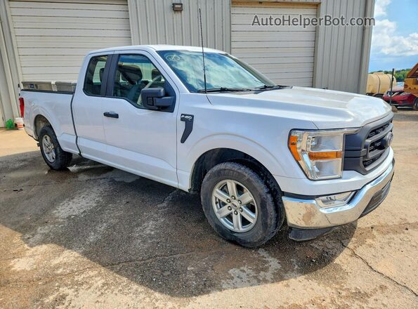 1FTEX1CB4MKE11125 2021 FORD F150 White Front right
