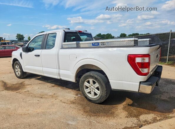 1FTEX1CB4MKE11125 2021 FORD F150 White Rear left