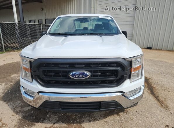 1FTEX1CB4MKE11125 2021 FORD F150 White VIN sticker view