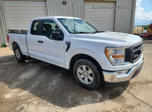 1FTEX1CB4MKE11125 2021 FORD F150 White 