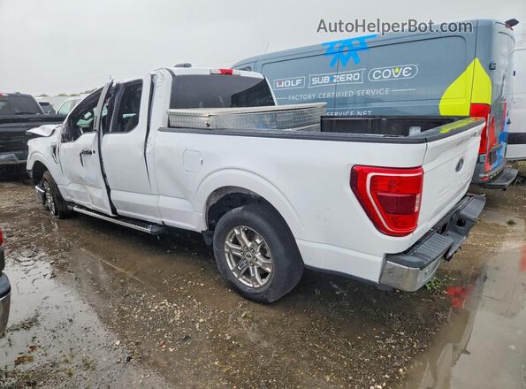 1FTEX1CB4NKD99284 2022 FORD F150 White 
