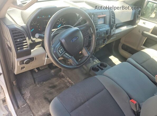 1FTEX1CB5JKE81793 2018 FORD F150 White Vista del salpicadero