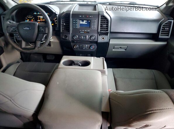 1FTEX1CB7JKF12199 2018 FORD F150 Black Вид панелі приладів