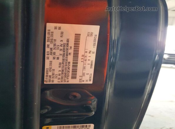 1FTEX1CB7JKF12199 2018 FORD F150 Black Вид підкапотного простору