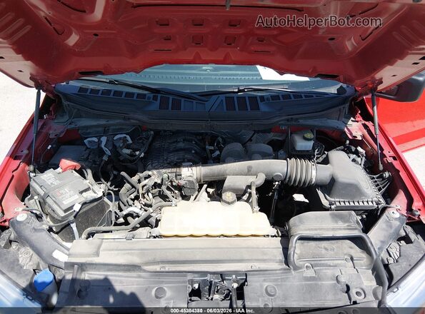 1FTEX1CB7MKE08414 2021 FORD F150 Красный Задняя правая четверть