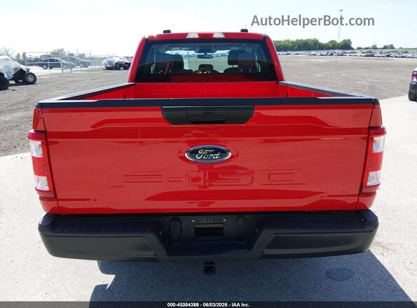 1FTEX1CB7MKE08414 2021 FORD F150 Красный Вид подкапотного пространства